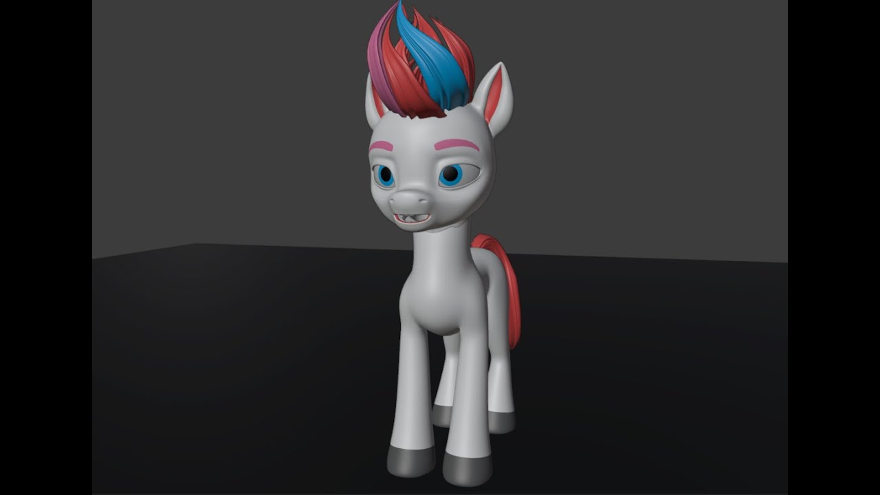 WIP MLP A New Generation Zipp 3D model (2021-10-11)