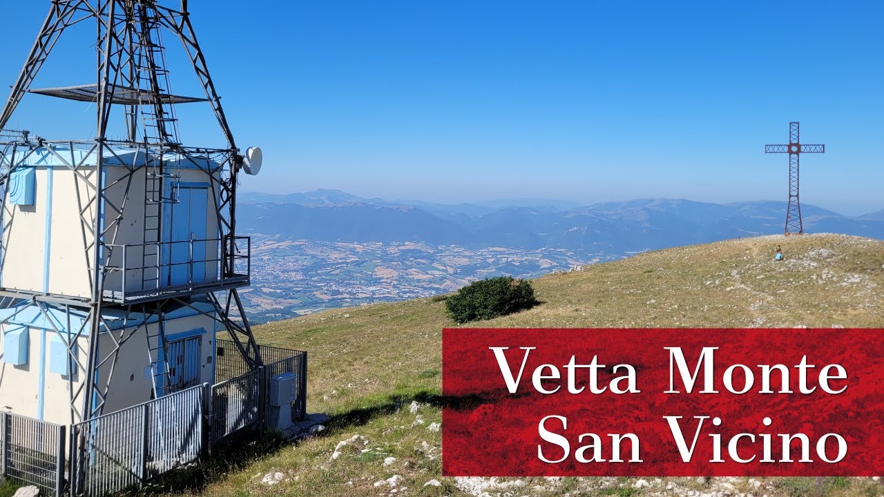 Monte San Vicino, vetta. Come arrivare alla croce partendo dai Prati del San Vicino - prov. Macerata
