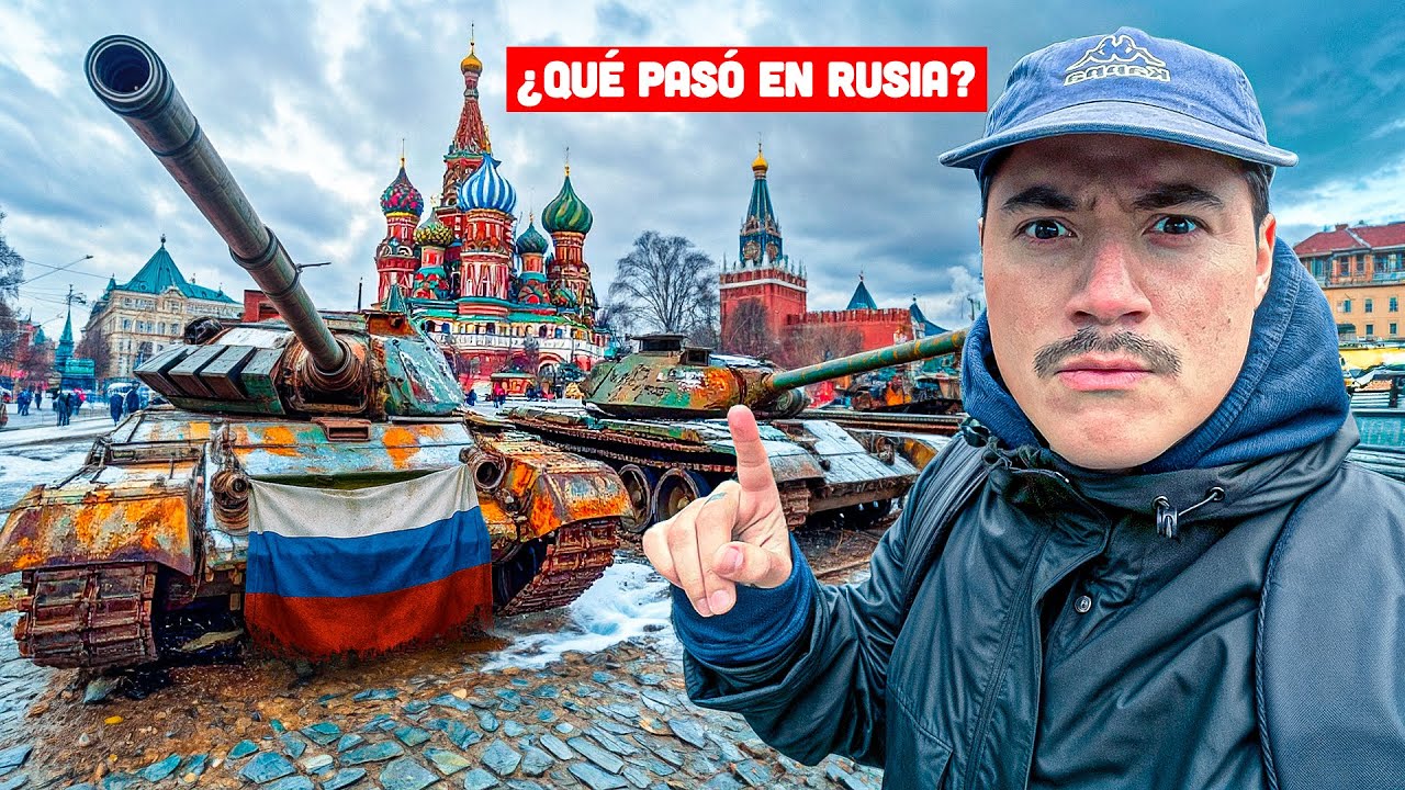 Entré a MOSCÚ durante LA GU3RR4 y NO es como PENSABA