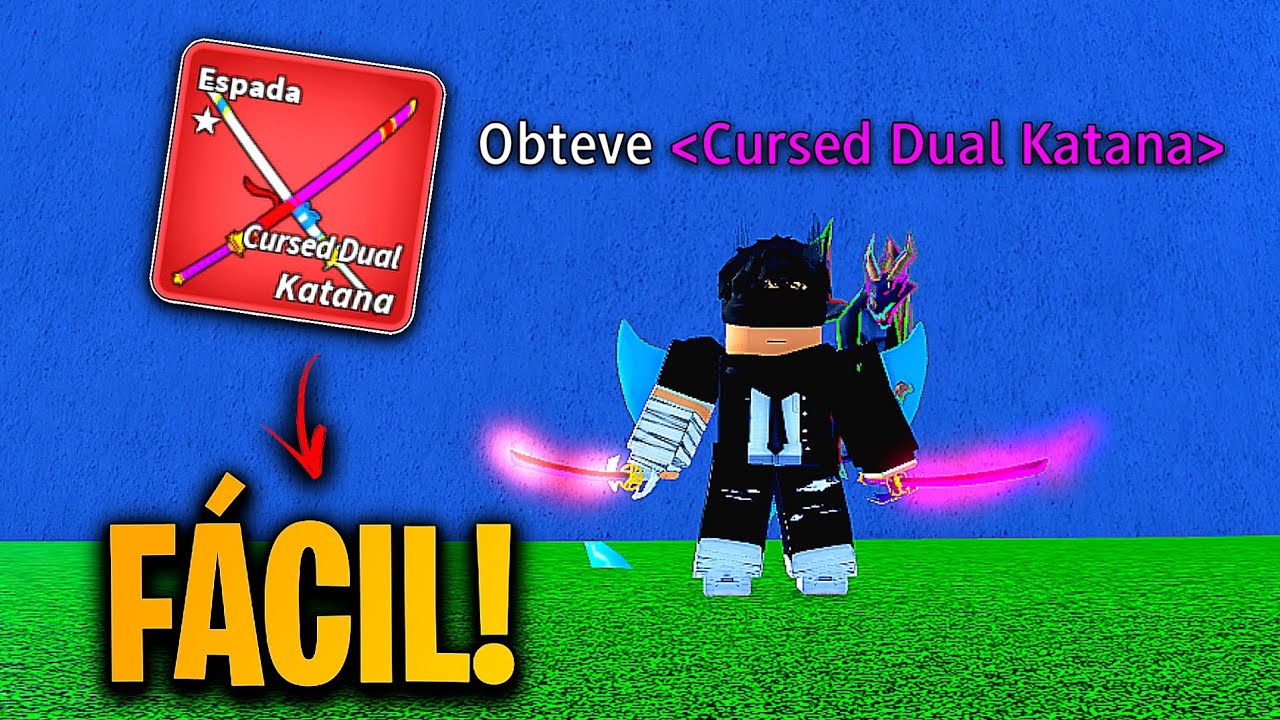Como Pegar a Cursed Dual Katana (CDK) MUITO FÁCIL no Blox Fruits!