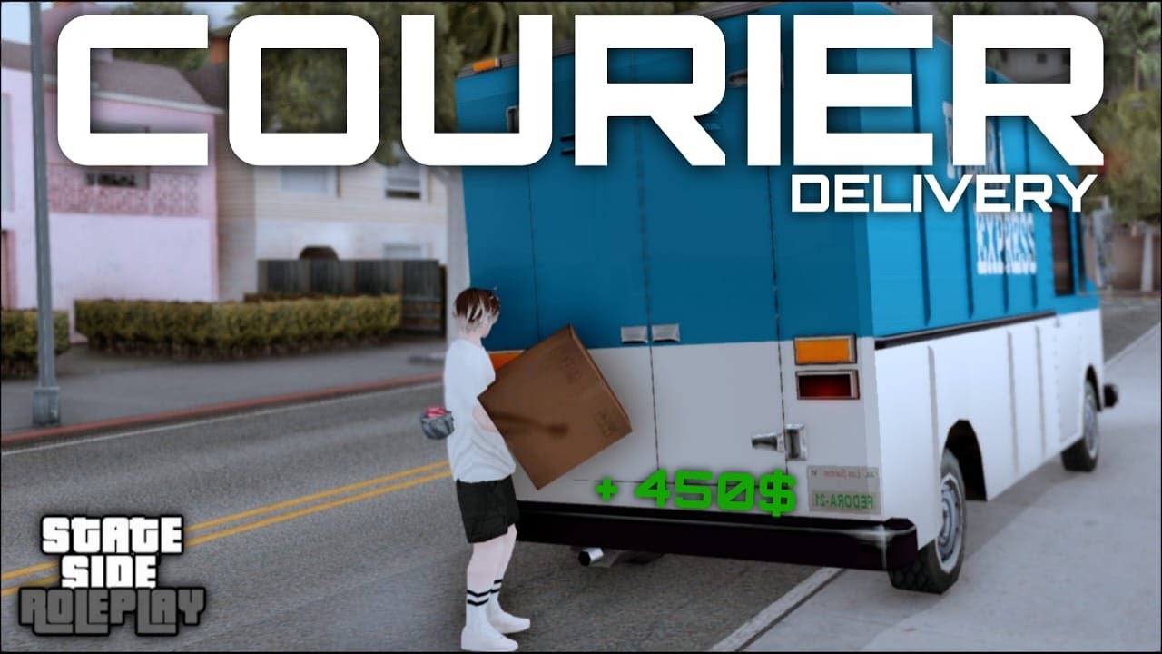 PERTAMA KALI GW BEKERJA MENJADI KURIR PAKET DI KOTA STATESIDE RP - GTA SAMP ROLEPLAY