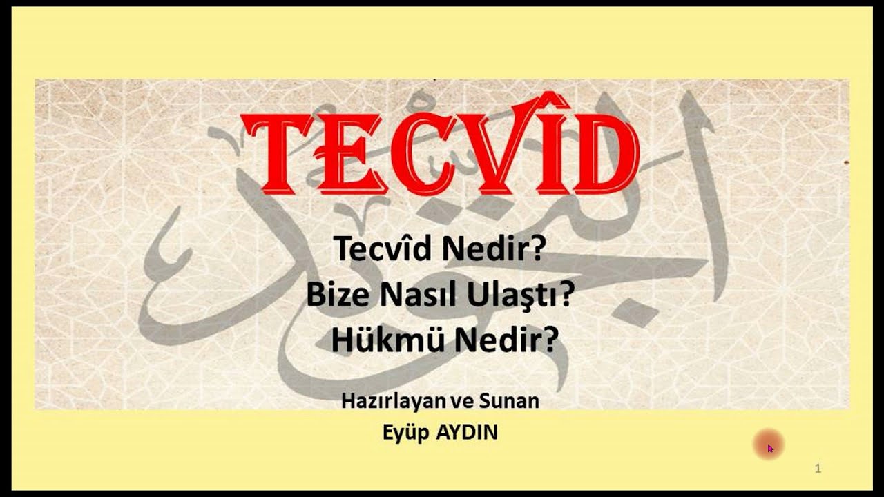 Tecvid Nedir? Tecvid Bize Nasıl Ulaştı? Tecvidin Hükmü Nedir?