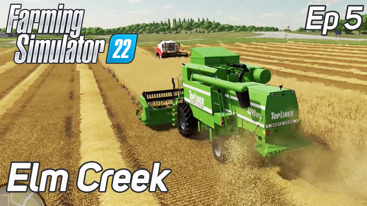 ⭐ Farming Simulator 22 ⭐FS22⭐ ElmCreek⭐ Spraying Herbicide, Cultivation Field, Oat Harvesting ⭐ Ep 5