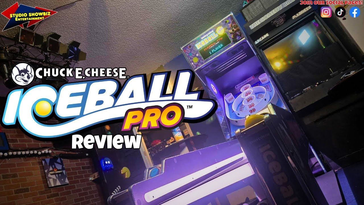 The 1st Chuck E Cheese ICEBALL Pro Review | Studio ShowBiz Entertainment