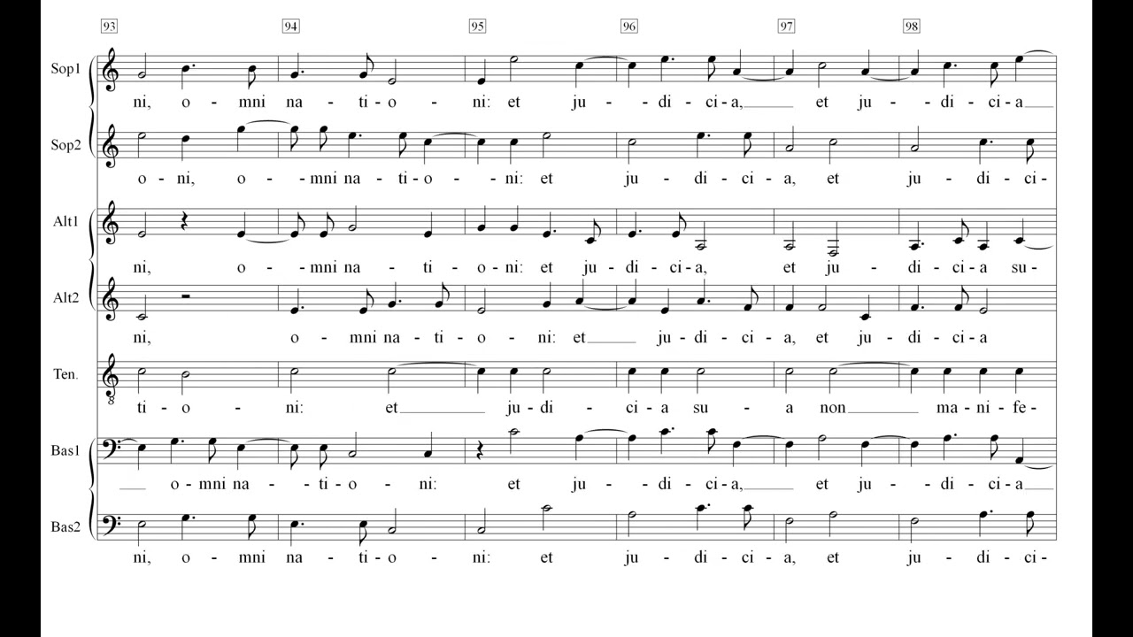 Marienvesper Monteverdi 10 Lauda Jerusalem Einstudierung Sopran 2