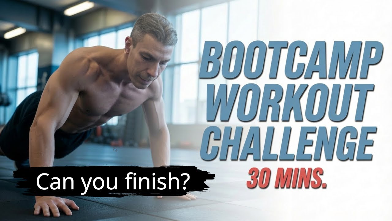 Максимальная тренировка Bootcamp с прогрессивной интенсивностью, 30 минут