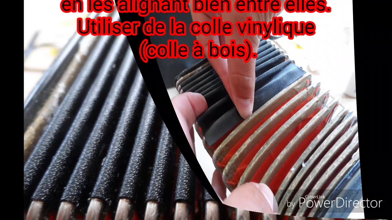 Tutoriel renovation customisation d'un accordéon diatonique Hohner 2915