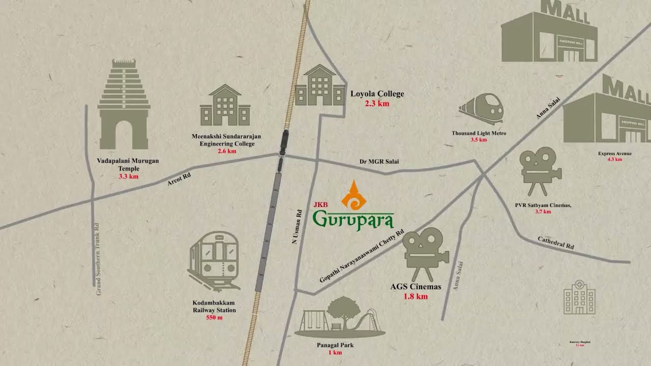 Luxurious Apartments in T.Nagar North Usman Road | JKB Gurupara Apartment Walkthrough Video