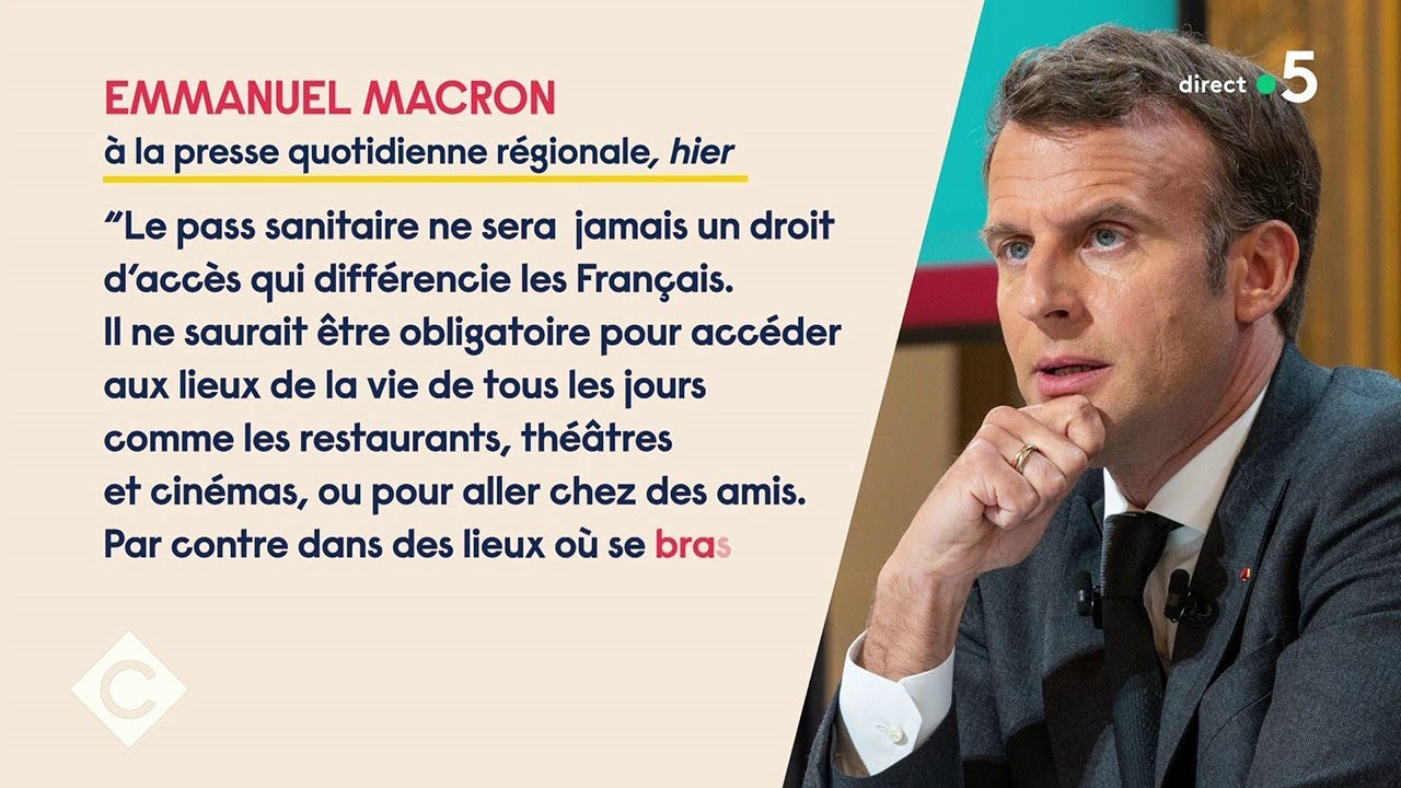 Déconfinement : les 4 dates dévoilées par E. Macron - C à Vous - 29/04/2021