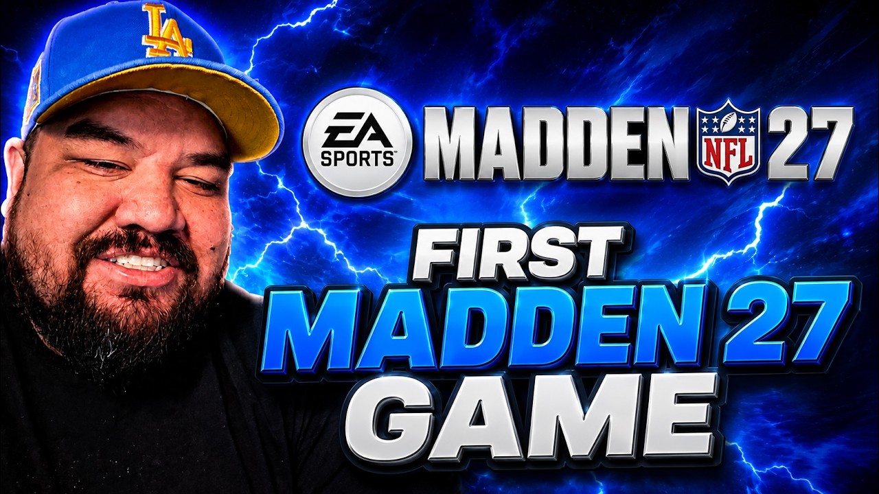 МОЯ ПЕРВАЯ ИГРА В MADDEN 27!