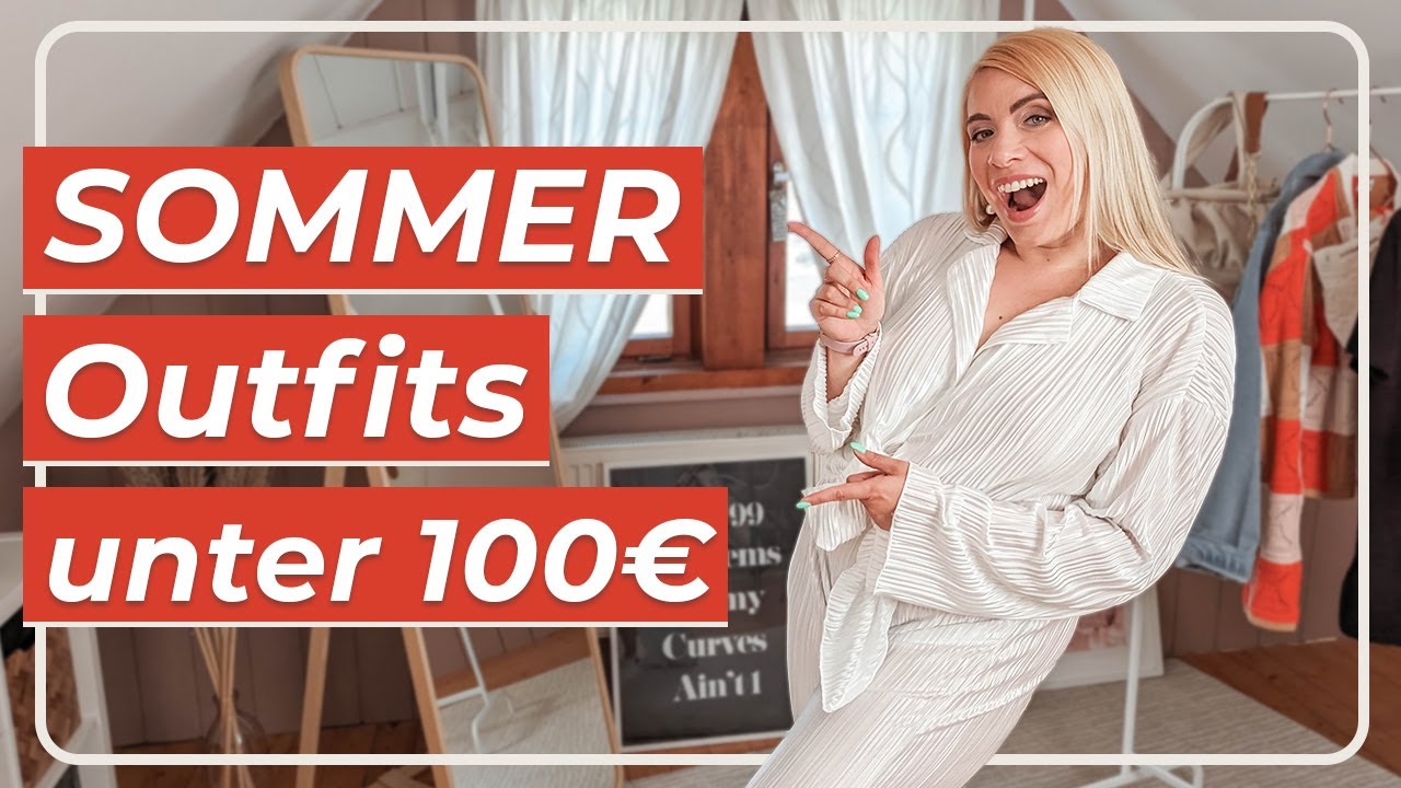 5 SOMMER Outfits unter 100 EUR 😍 Sommer Capsule Wardrobe | Amazon Prime Day 2023