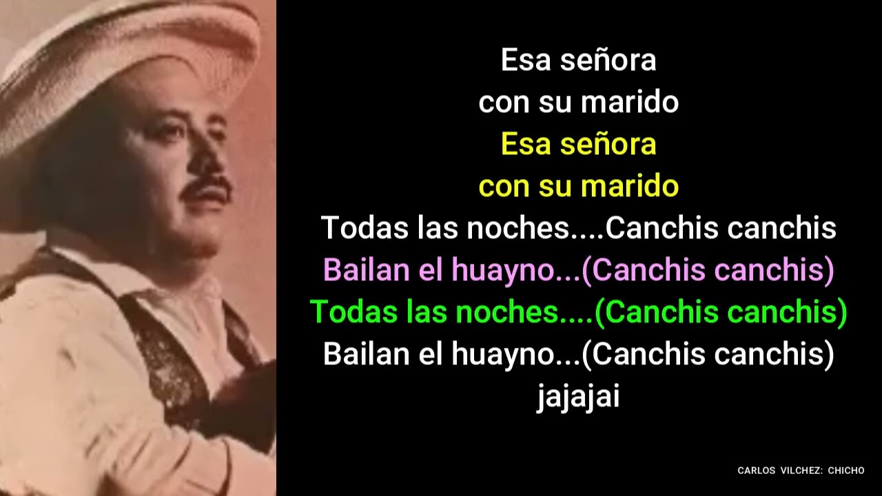 CANCHIS CANCHIS  TROVADOR ANDINO  (LETRA)