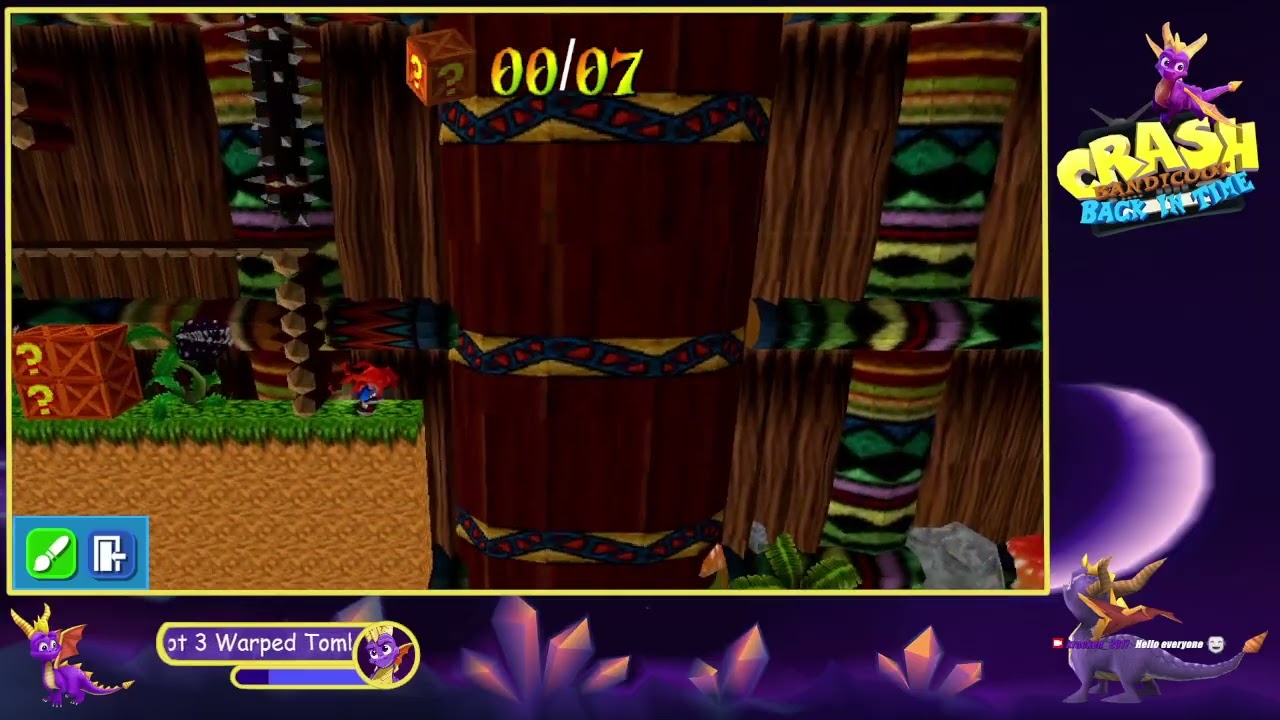 Crash Back Time | Creating levels in old version 0.92c | VOD #5