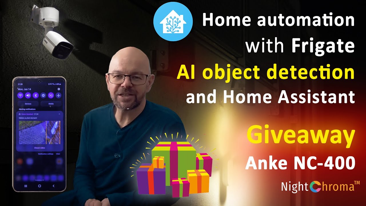 Automations with Frigate AI person detection