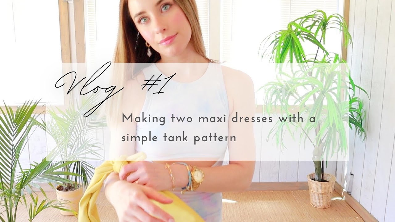 Sewing a Kendall Jenner Inspired Dress - VLOG #1