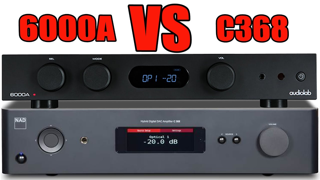 Audiolab 6000A vs NAD C 368 Sound Comparison. Which one do you Prefer?