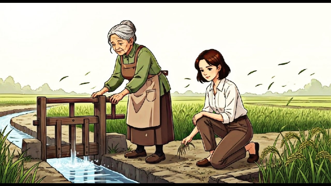 Planting Rice with Grandma | Ghibli-Style Cozy Farming Story