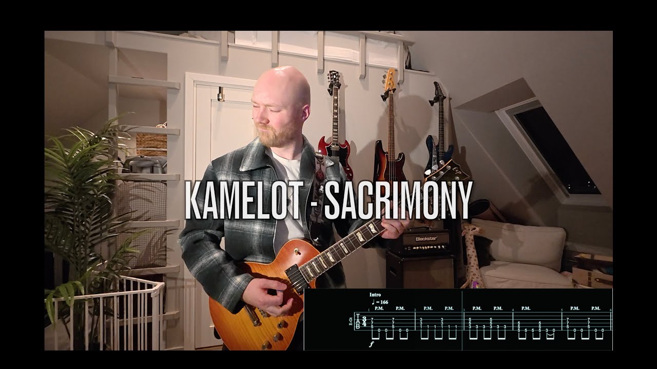 KAMELOT - Sacrimony // Guitar Cover + TABS
