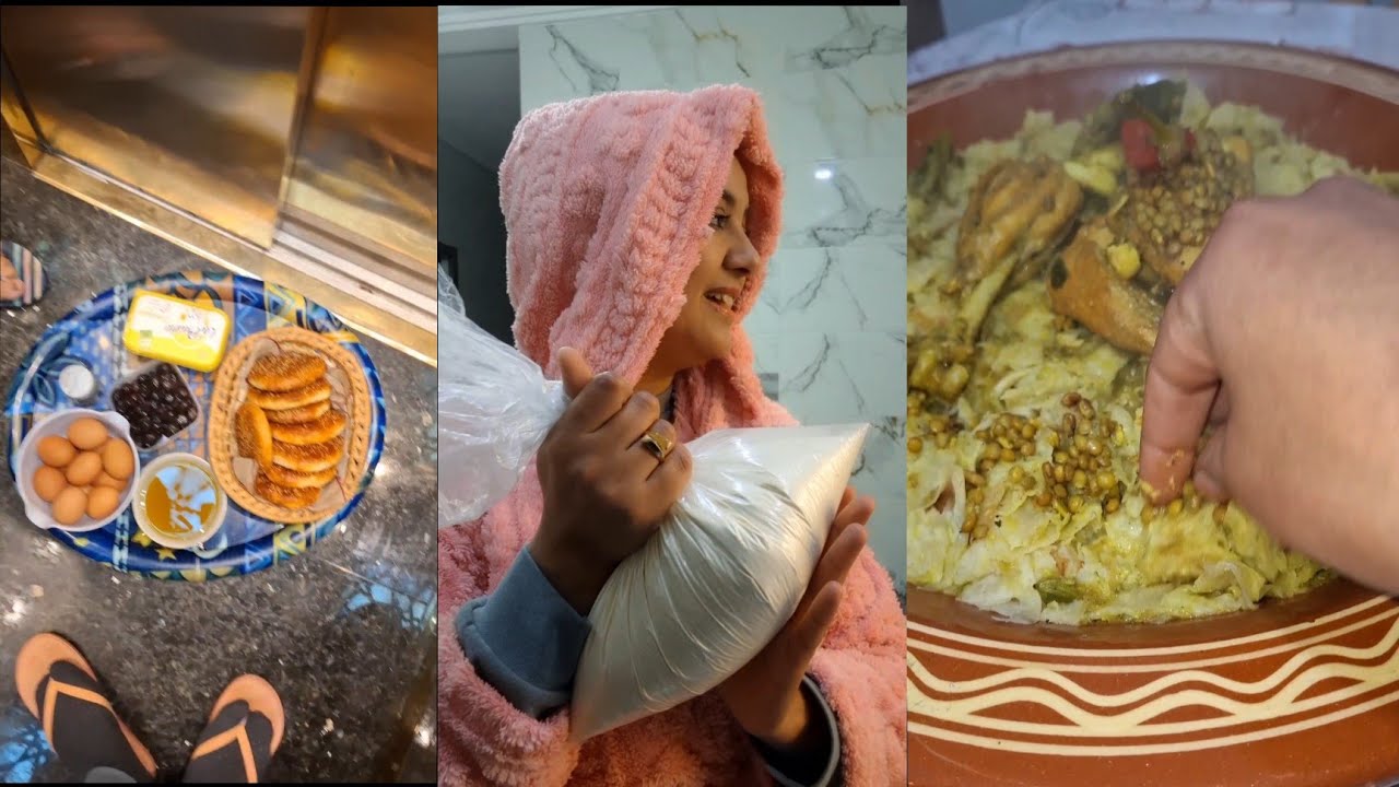 تفاجأت من جارتي دارت إطام مسكين🤩 أول مرة جارتي المكناسية غادي طيب في كوزينتي الرفيسة 😋 نشارك معاكم 