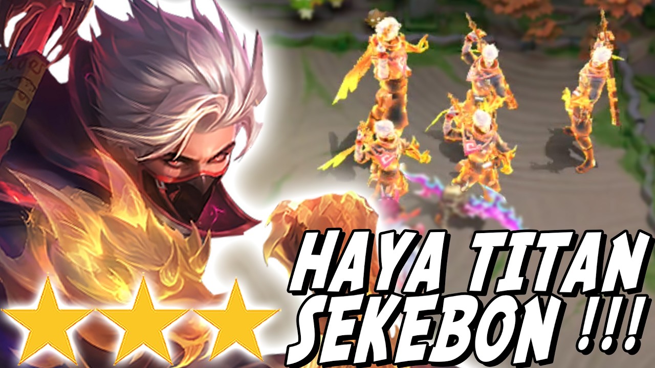 HAYABUSA TITAN IS BACK ! NINJA RAKSASA FULL SHADOWKIRU ! SAT SET SAT SET LANGSUNG MODAR BASRENG !!!