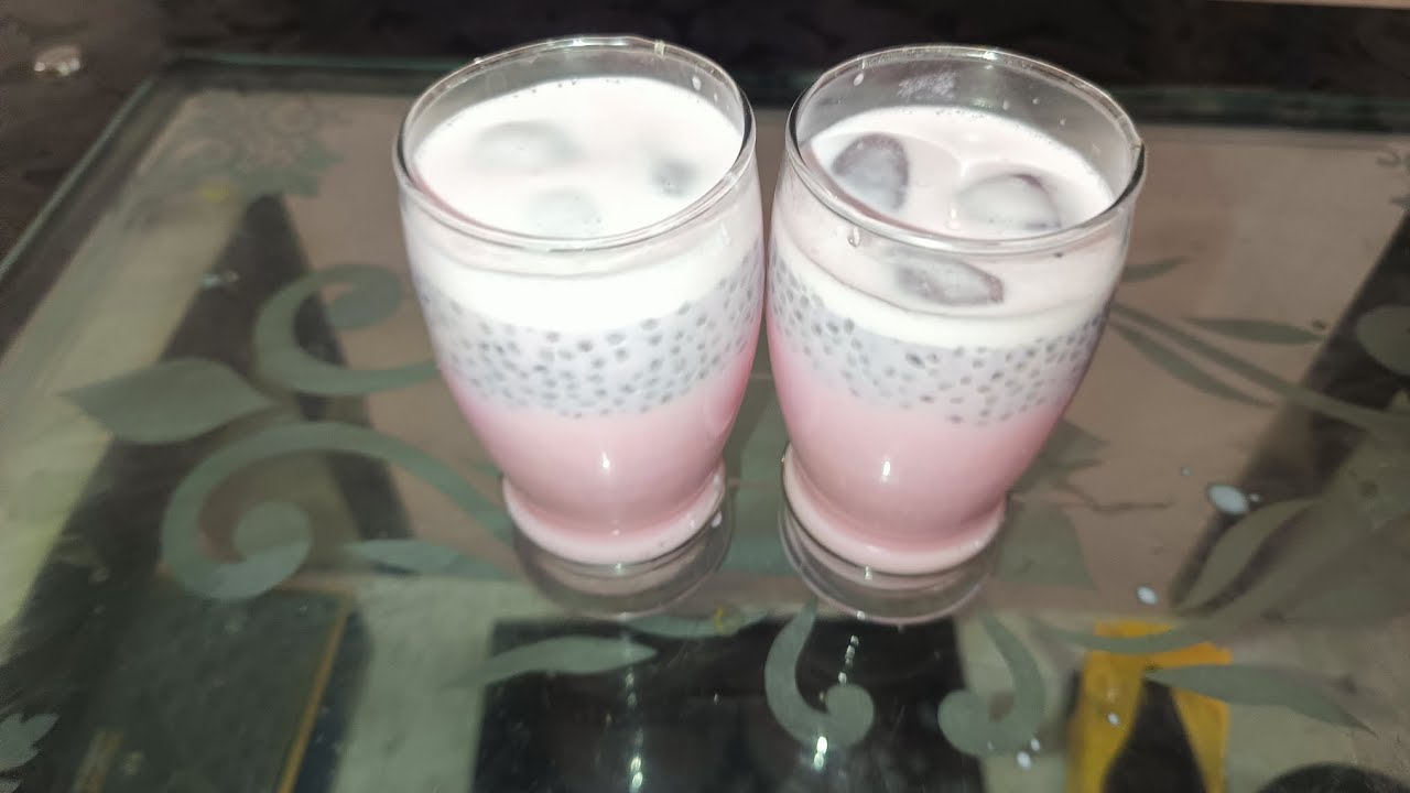 ll Rose milk mix ll healthy drink chill recipe ll summer special ll