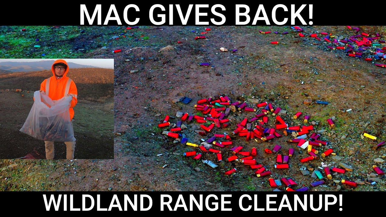 MACABESPEED CLEANS UP THE RANGE! CLEANING UP THE WILDLAND SHOOTING RANGE ( SHOTGUN SHELL ASMR ) 2021