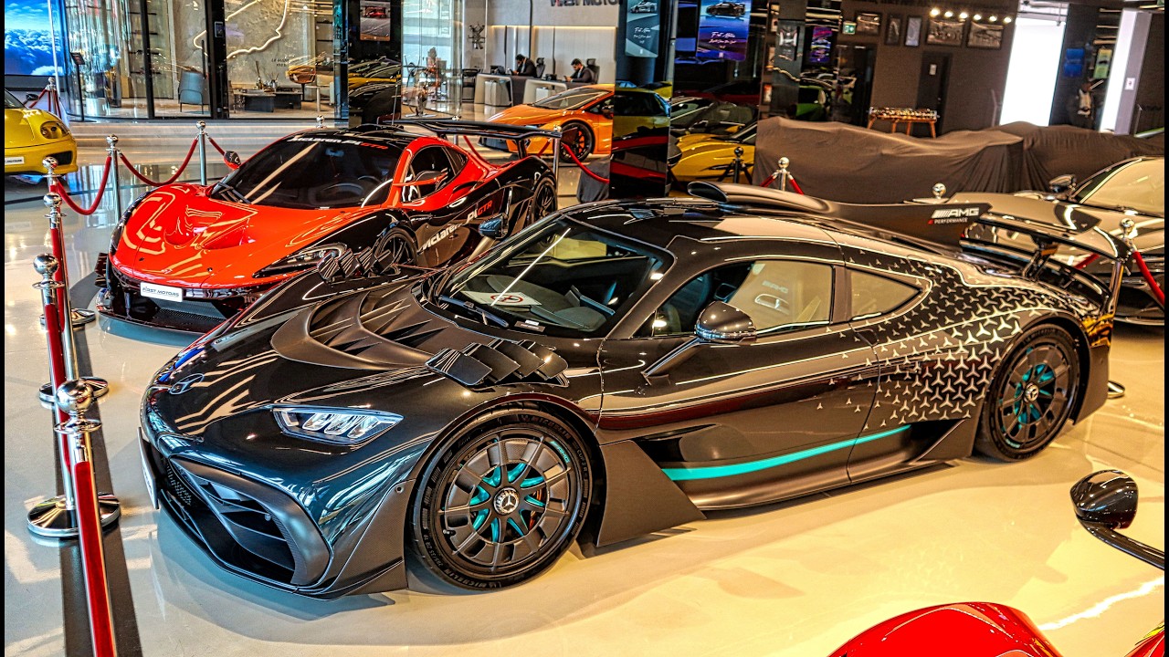 F1RST MOTORS DUBAI IN ACTION - AMG ONE, BUGATTI MISTRAL - INSANE HYPERCAR SHOWEOOM
