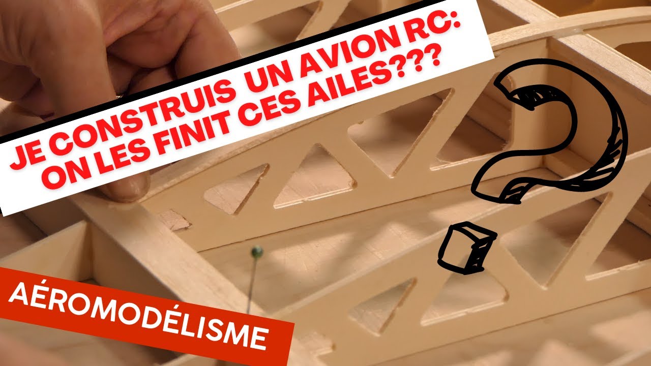Je construis un avion rc en bois Episode 5: Coffrage de l'aile