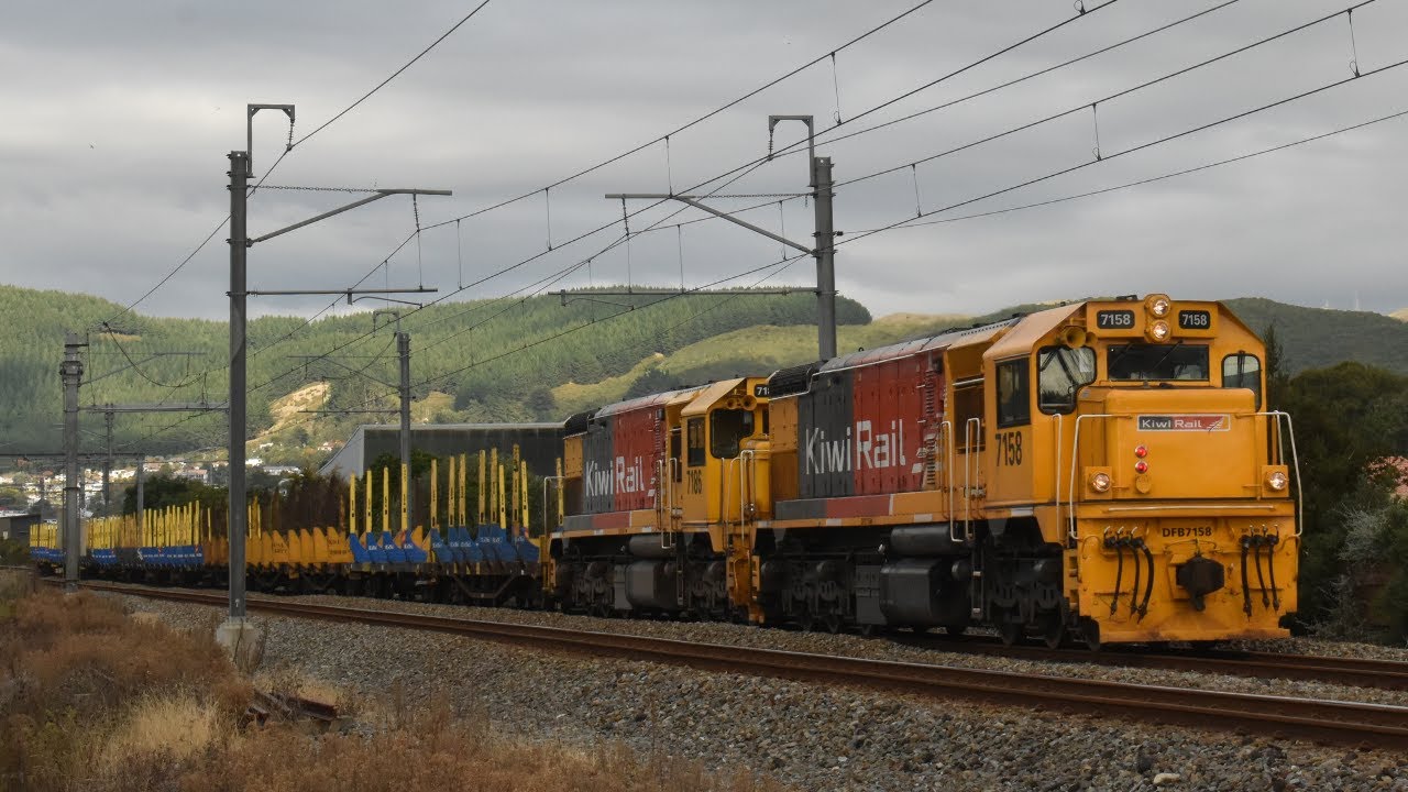 KiwiRail Trains around Wellington - May 2020 (HD)