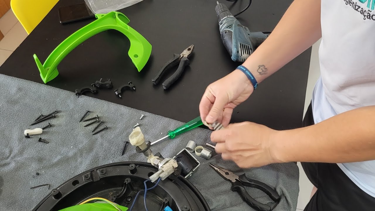 Manutenção bomba d'água extratora ipc.