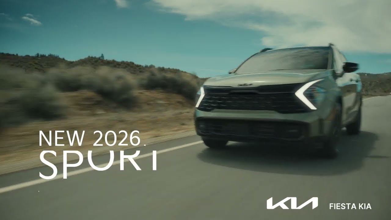 Drive Home a 2026 Kia Sportage Sport SUV! | I-10 Fiesta Kia