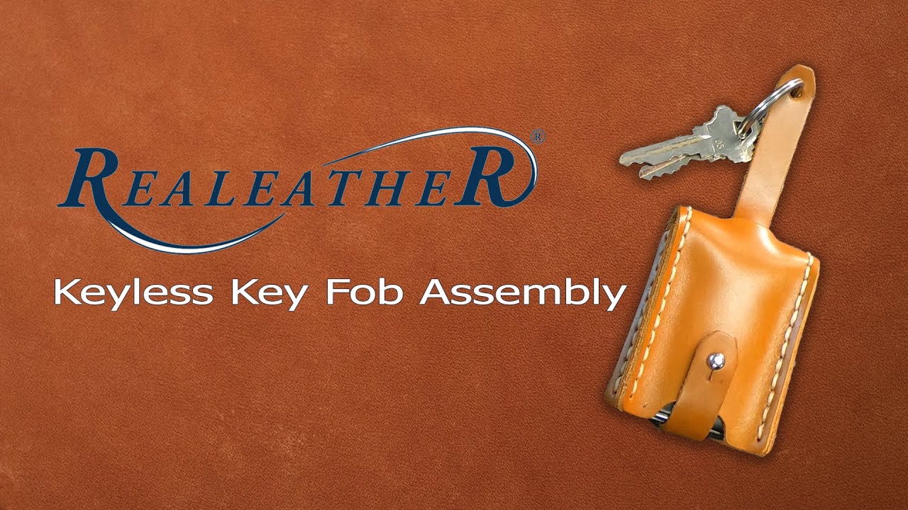 DIY Leather Keyless Key Fob Cover | Easy Realeather Kit Assembly