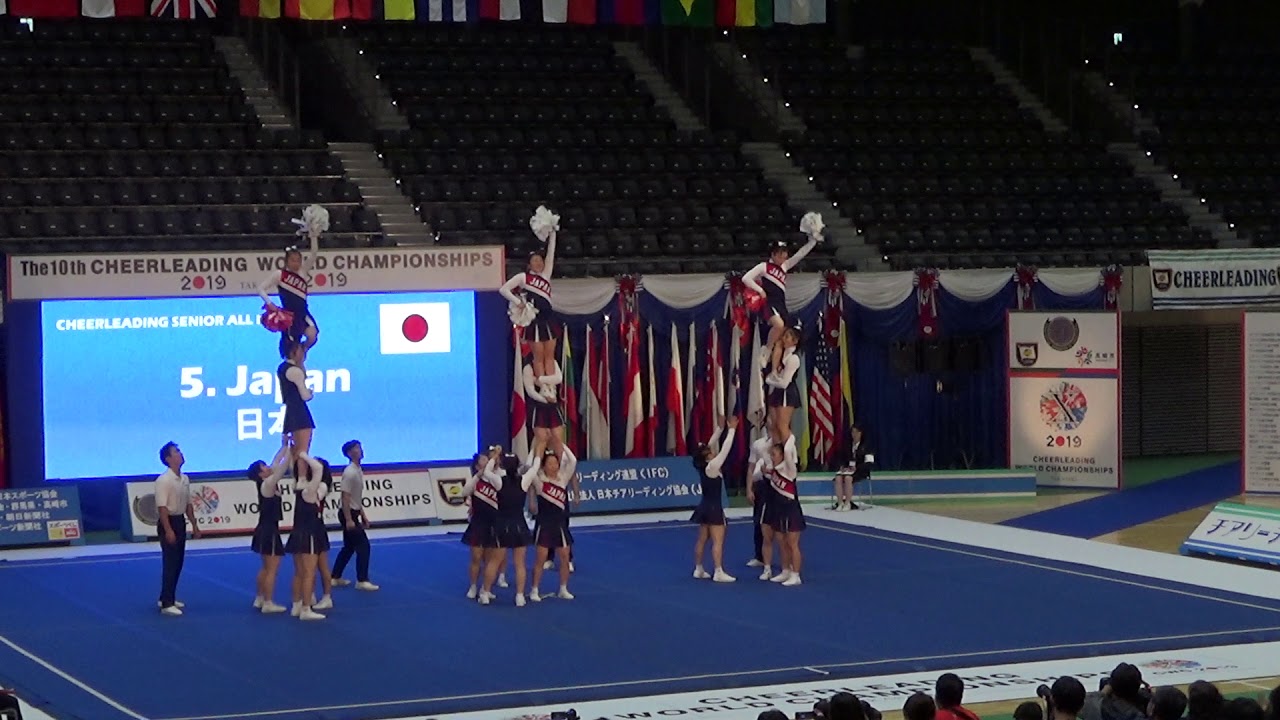 Japan / Gold / Senior All Female / Cheerleading World Championships 2019 / Day2 / 2019.11.24