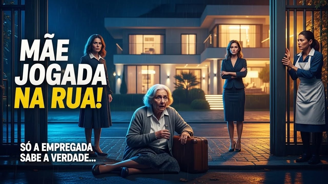 A MÃE DO MILIONÁRIO FOI JOGADA NA RUA… MAS SÓ A EMPREGADA SABE QUEM FEZ ISSO.……..!!!!!!!!!