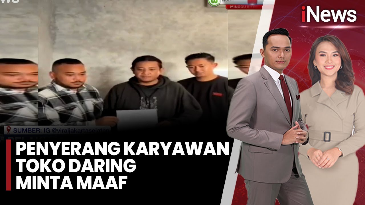 Pelaku Penyerangan Karyawan Toko Daring Minta Maaf | iNews Pagi (04/02)