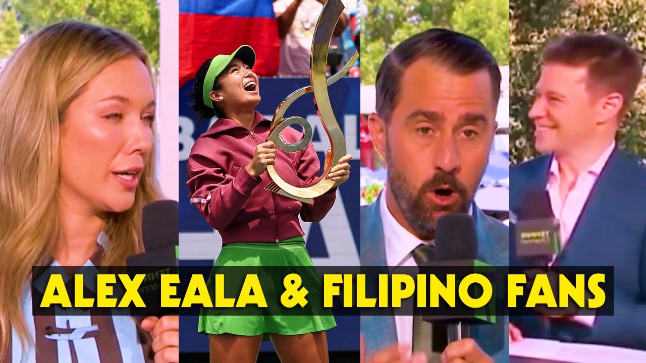 The World of Tennis is AMAZED with Alex Eala and Filipino Fans