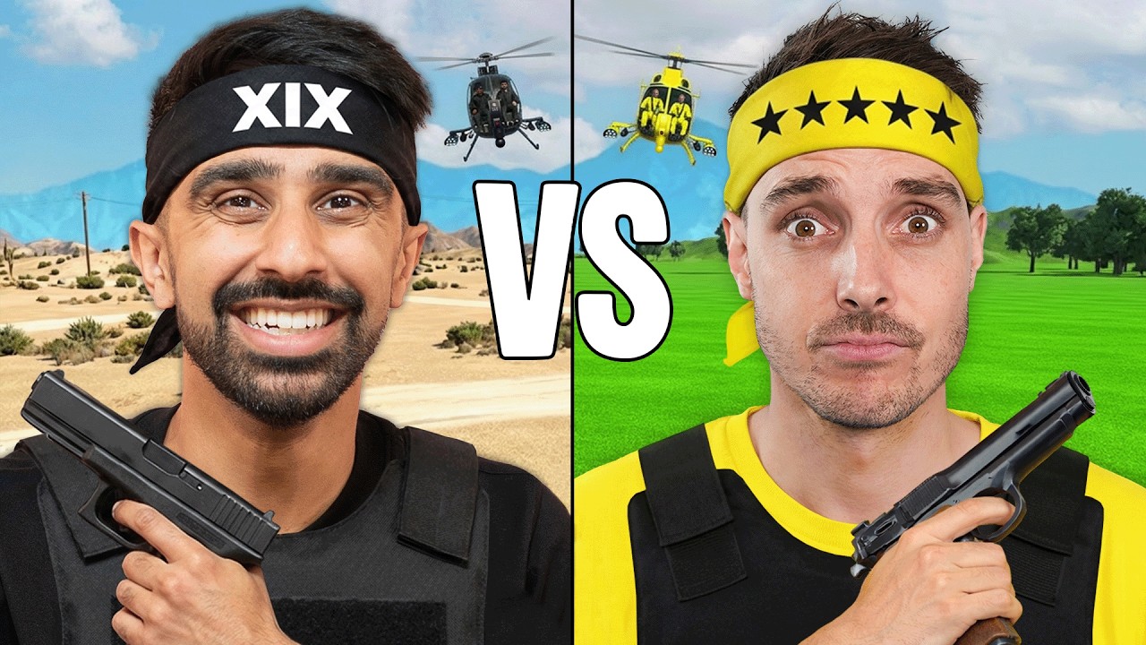 Sidemen vs Wanted GTA Showdown