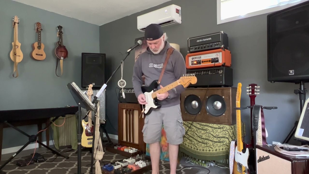 Orange Super Crush 100 Head - 70's Stratocaster - Euphoria Blues