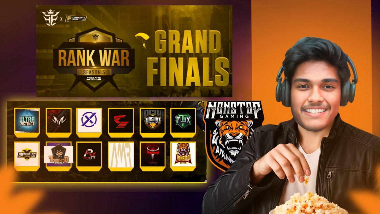 NG PROS LIVE TOURNAMNET  - RANK WARS GRAND FINALS #freefiremax #nonstopgaming @NonstopGaming_​