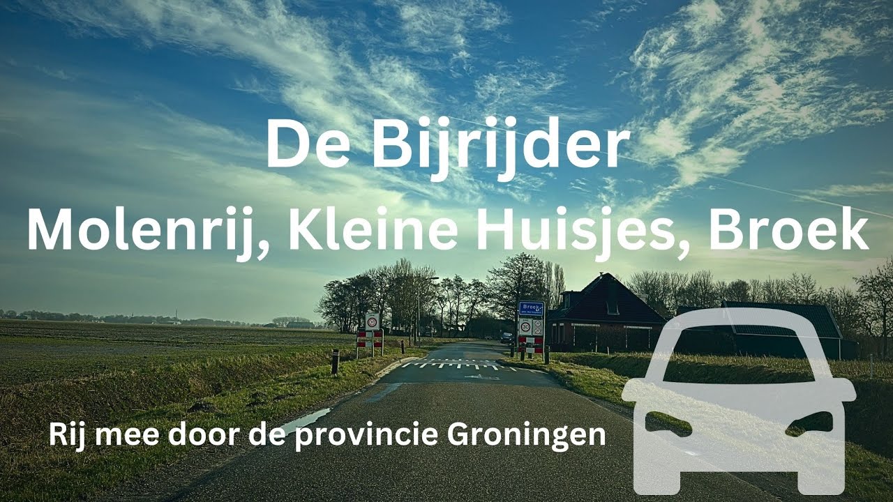 Molenrij Kleine huisjes Broek De Bijrijder
