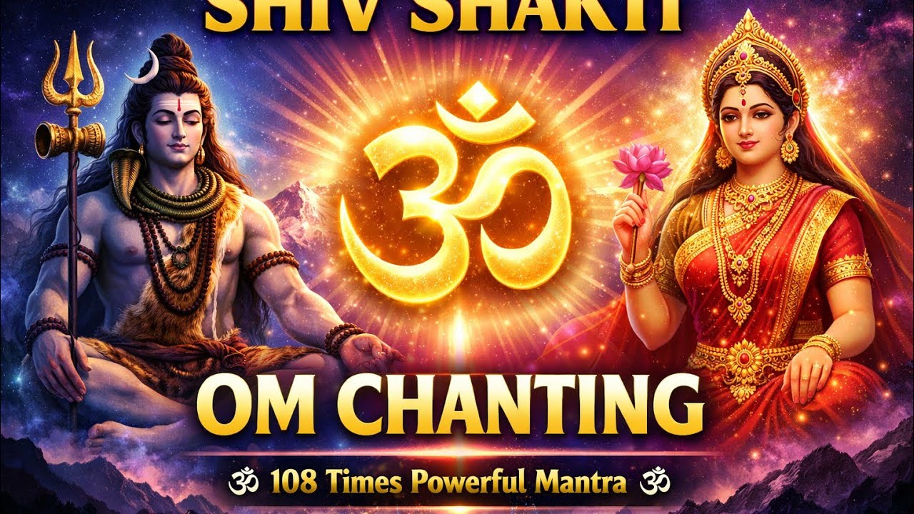 Om Namah Shivaya 108 Times | Powerful Shiv Shakti OM Chanting for Peace & Meditation