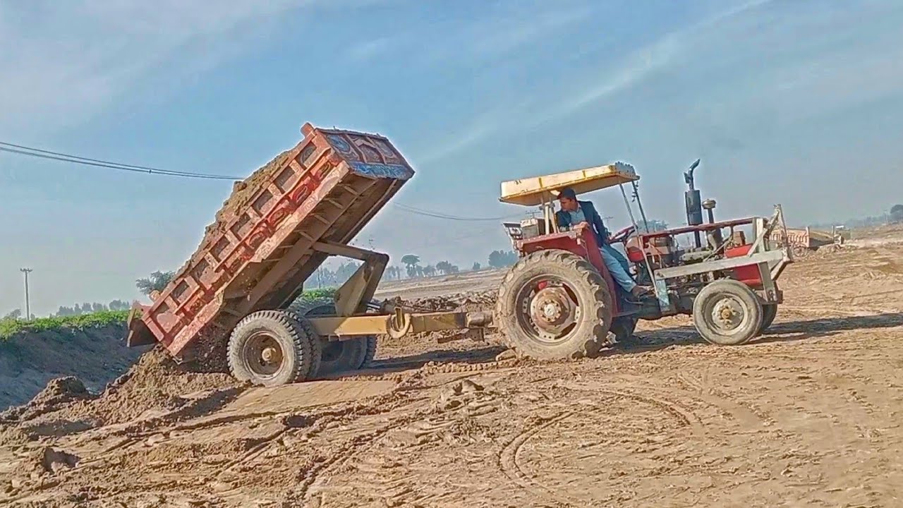 Tractor trolley ki video | MF Turbo Tractor 260 Failed | Tractors: