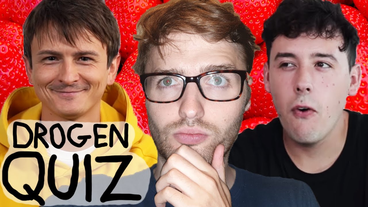 DROGENQUIZ MIT YOUTUBERN - Was wissen sie über Drogen? mit Rewi, Crispyrob, Dima, und mehr