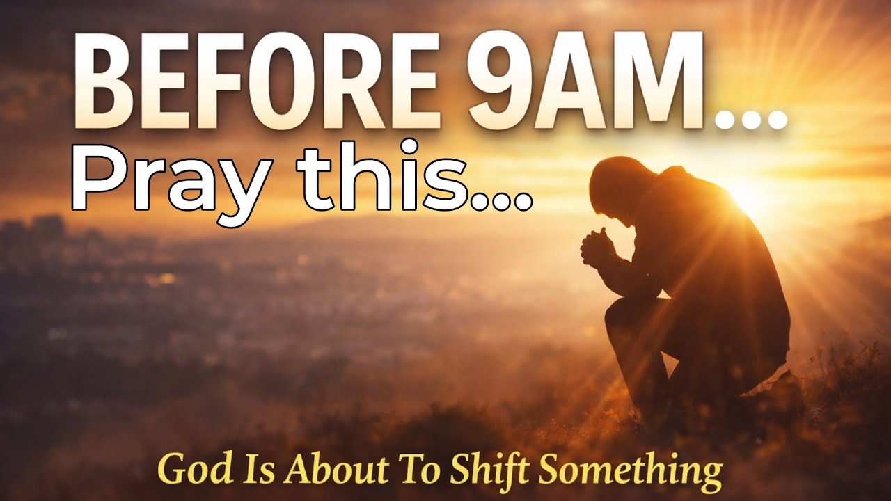 PRAYER FOR TODAY BEFORE 9AM 🙏 | God Is About To Shift Something