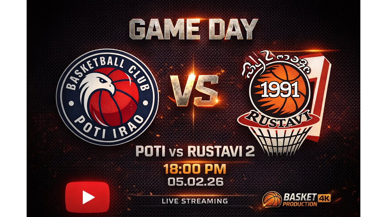 🔴Live - Poti vs Rustavi2 |🏀B14|05/02/2026 ✅Scoreboard, 18:00