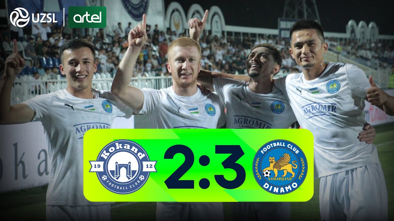 Superliga 14-tur. Qo&lsquo;qon-1912 - Dinamo bahsida kiritilgan gollar va xavfli vaziyatlar (Highlights)