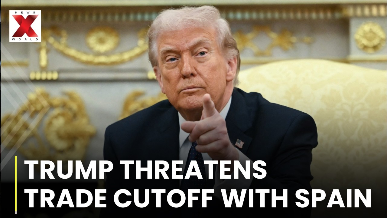 Трамп угрожает разорвать торговые отношения с Испанией из-за спора по НАТО | NewsX World