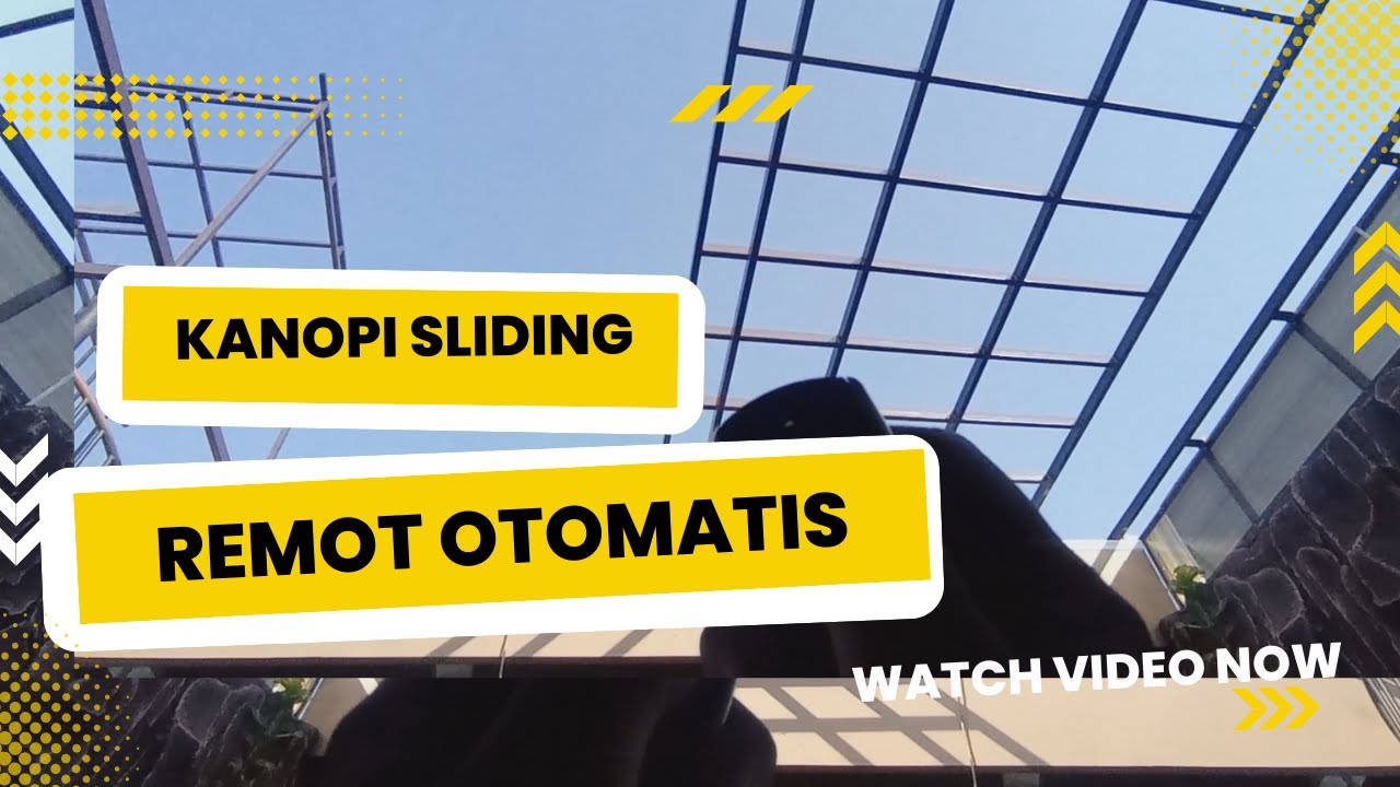 Cara Membuat Kanopi Remot Sliding Otomatis