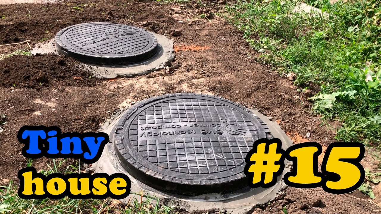 Build Tiny House From Barn | Series #15 | DIY septic tank system