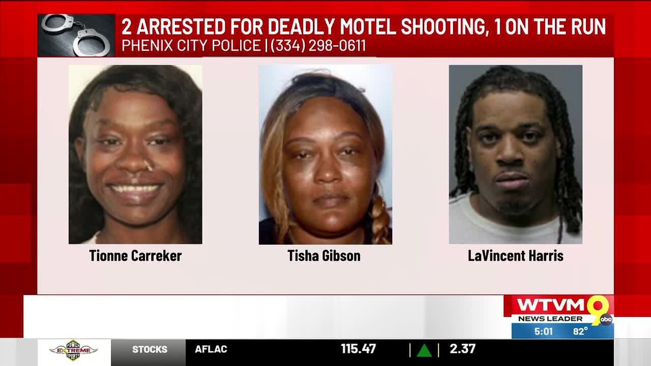 2 arrested for deadly motel shooting, one on the run